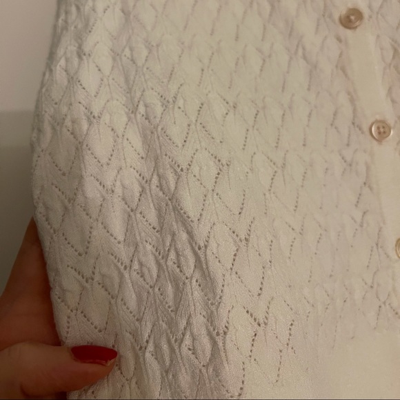 Aritzia light knit button down top size small - Picture 3 of 3